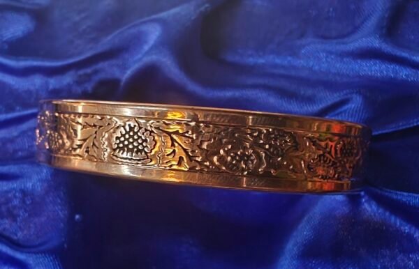 Copper Kada with Engraving