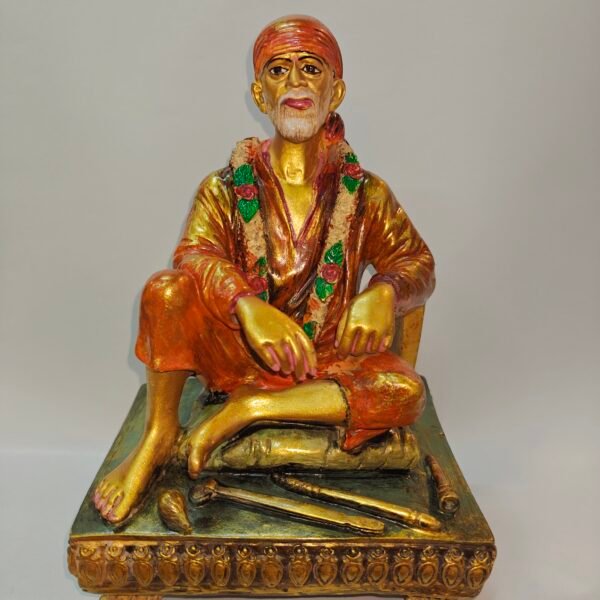 Sai Baba Idol - Marble Dust and Fiber