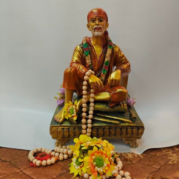 Sai Baba Idol - Marble Dust and Fiber - Image 2