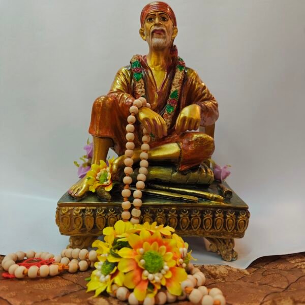 Sai Baba Idol - Marble Dust and Fiber - Image 4